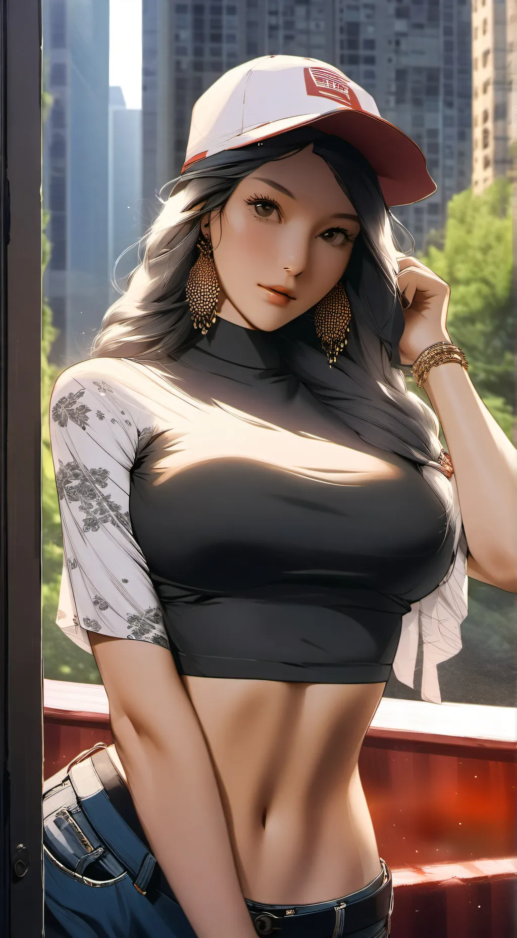 ai character: pizza delivery background