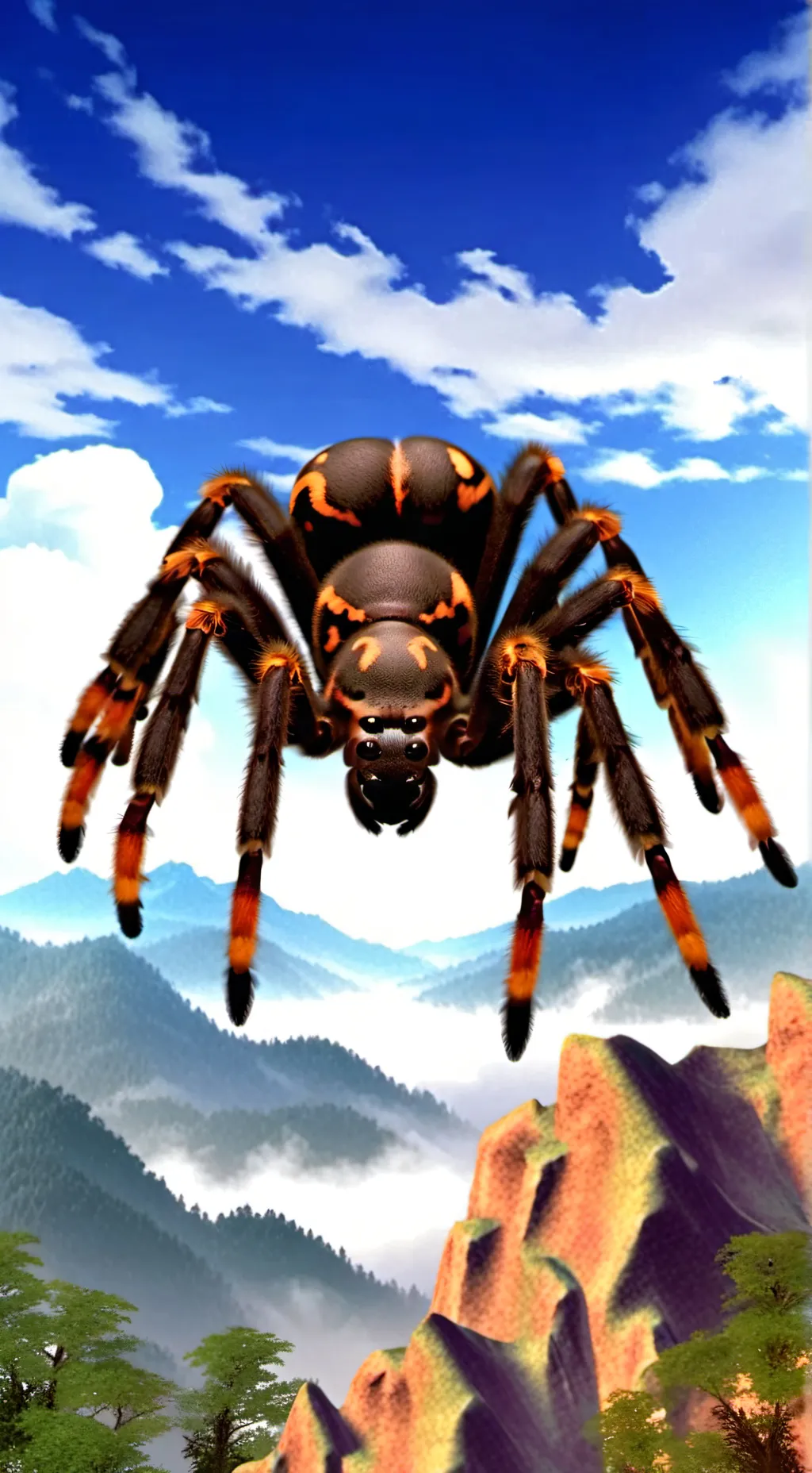 ai character: Ur tarantulas background