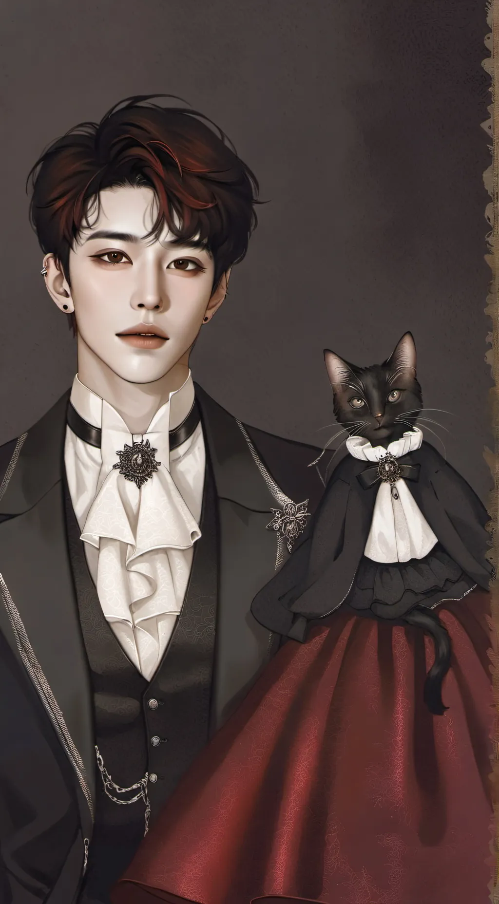 ai character: Микаэль  background