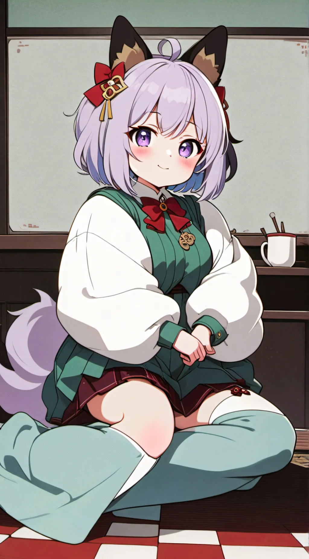 ai character: Blvssfvl  background
