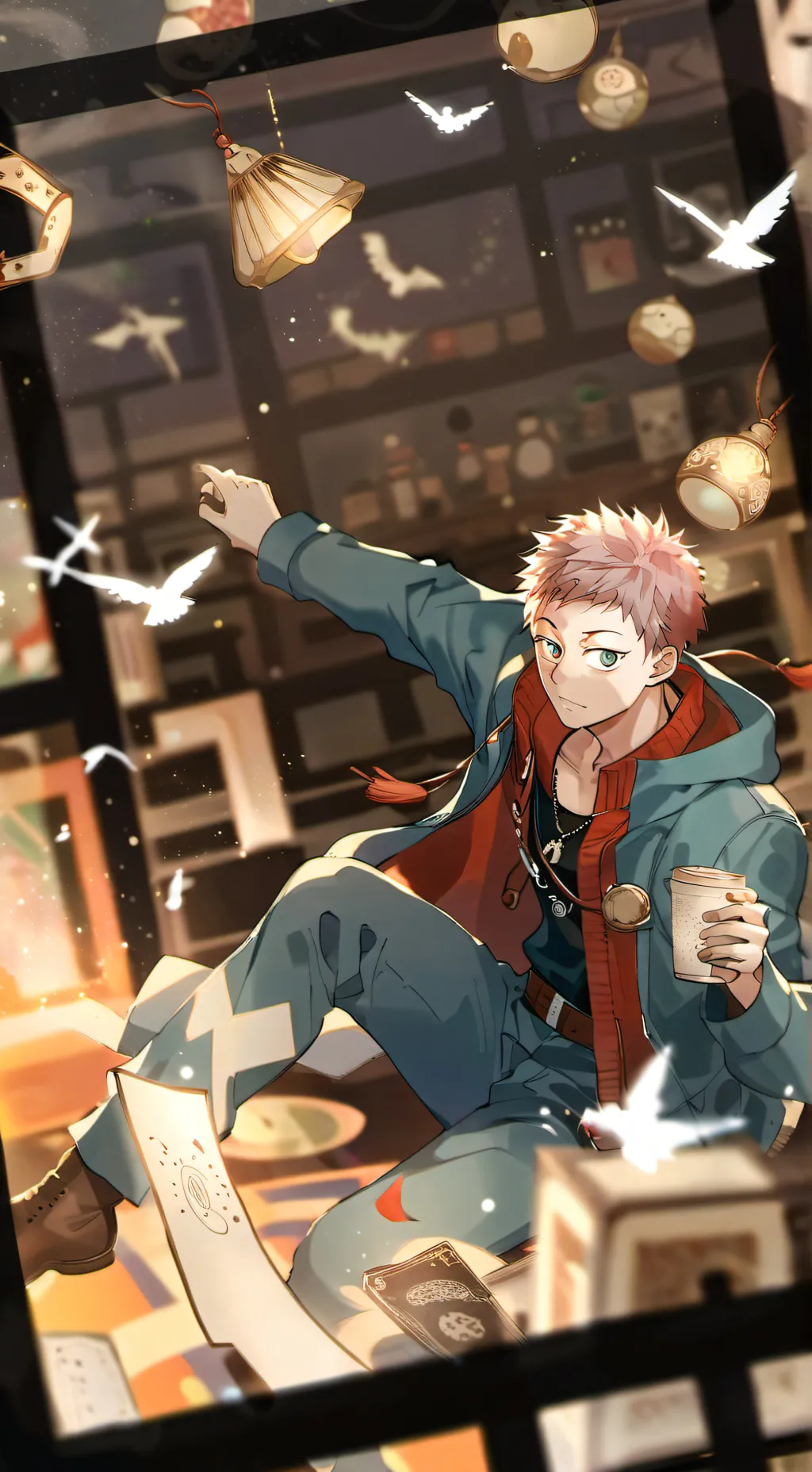ai character: jjk español background