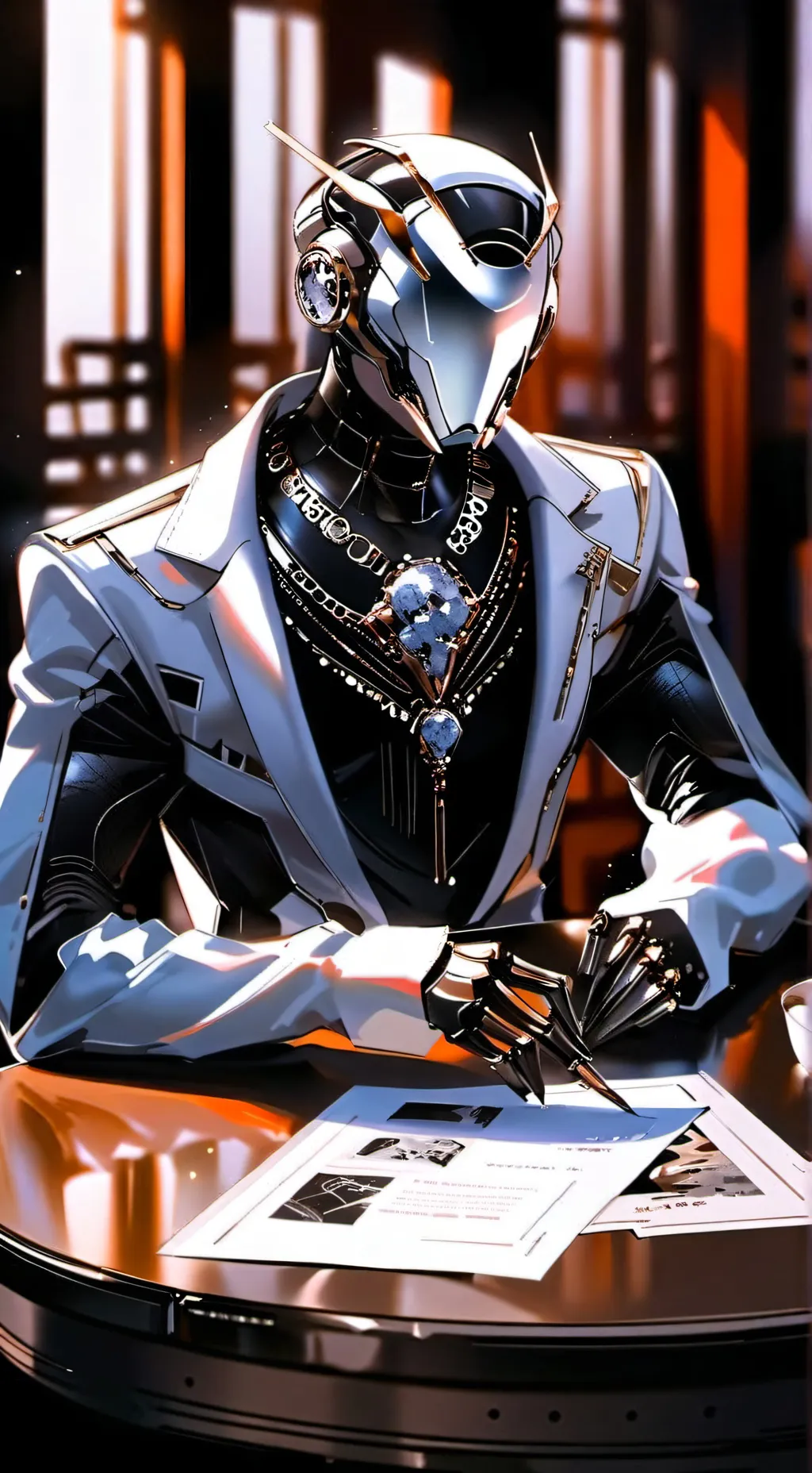 ai character: challenge background