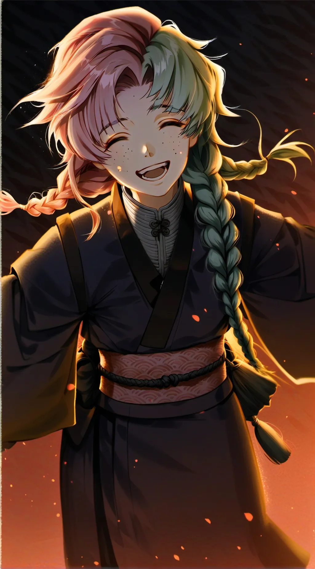ai character: Mitsuri background