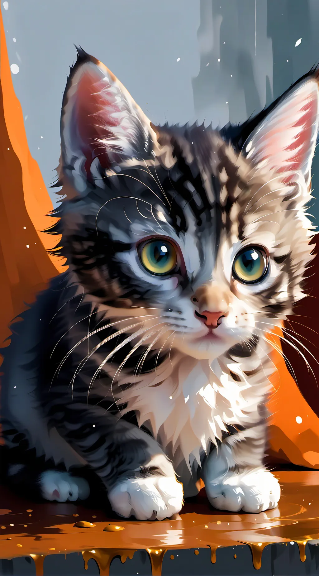 ai character: abuse this kitten background