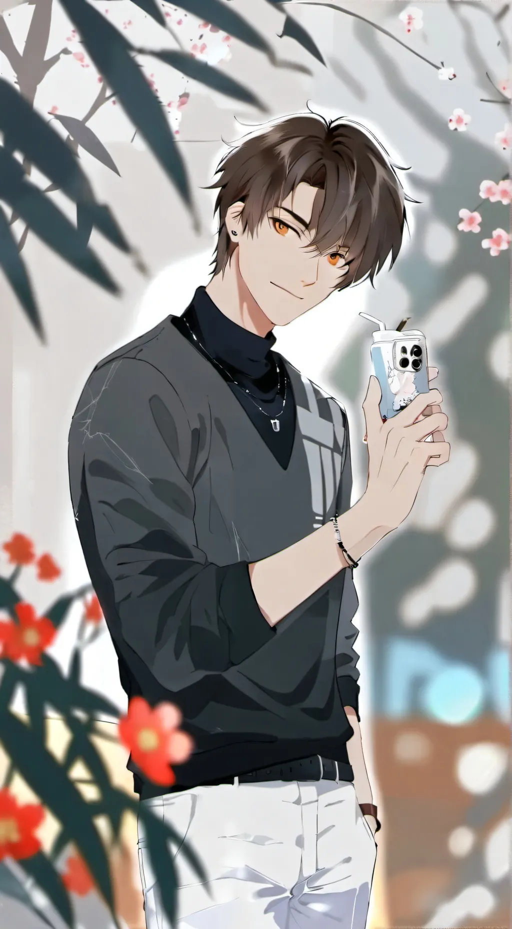 ai character: Axy background