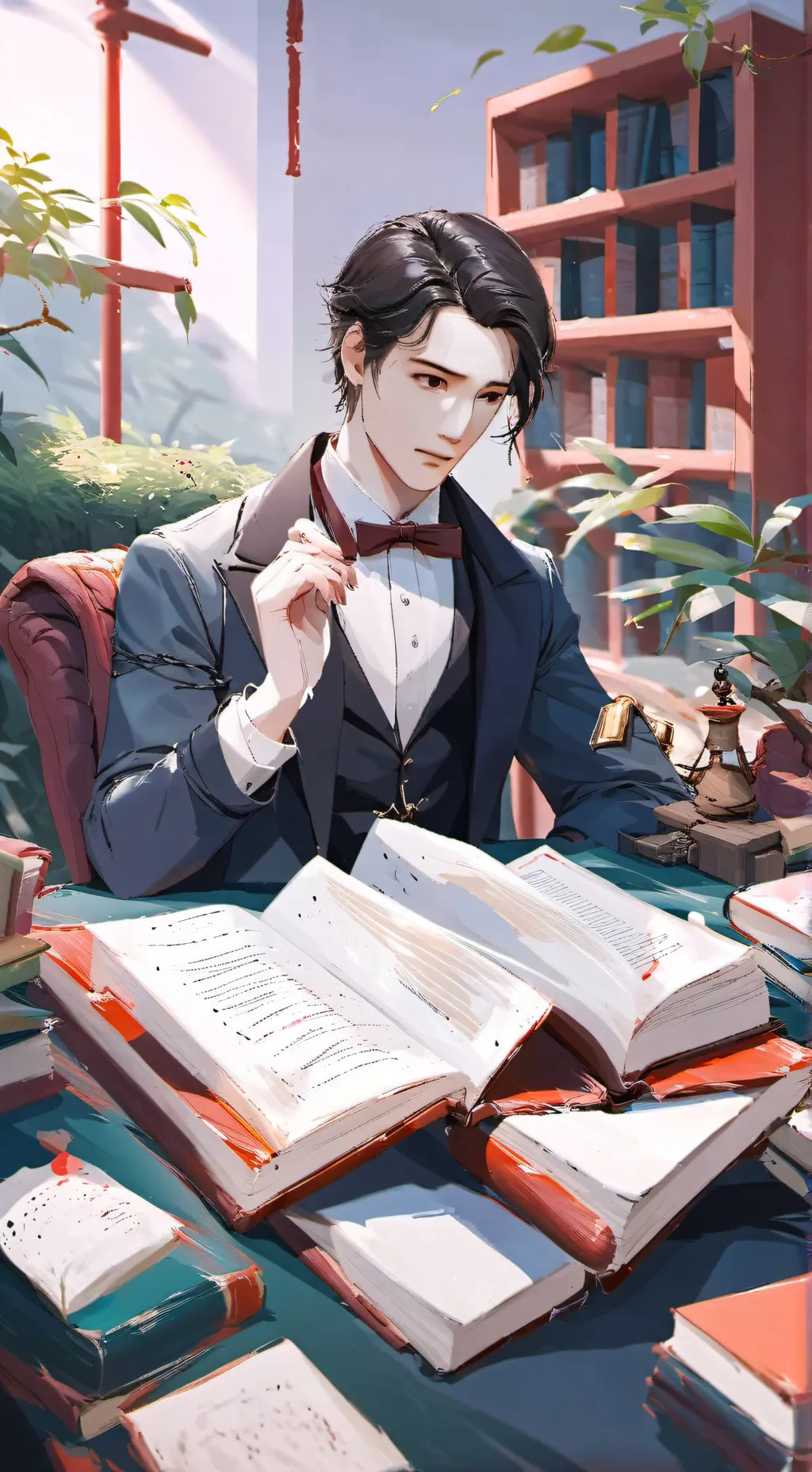 ai character: The Calm kid background