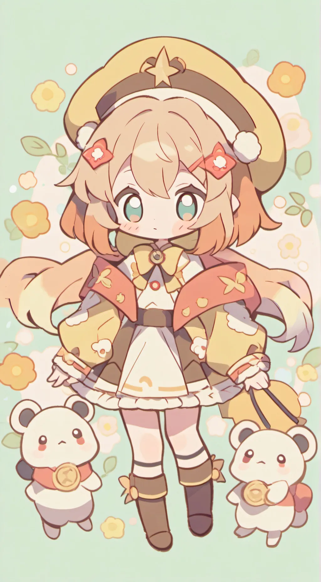 ai character: chip background