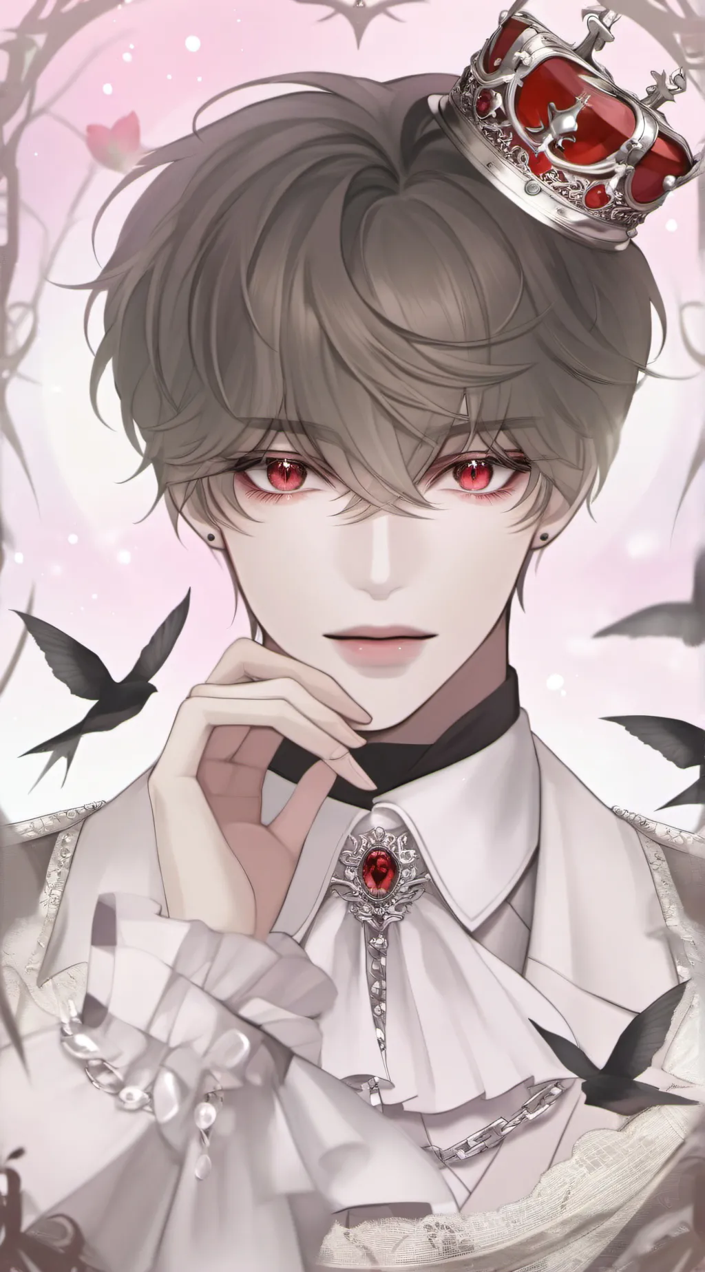 ai character: 👑 Prince Ash 👑 background