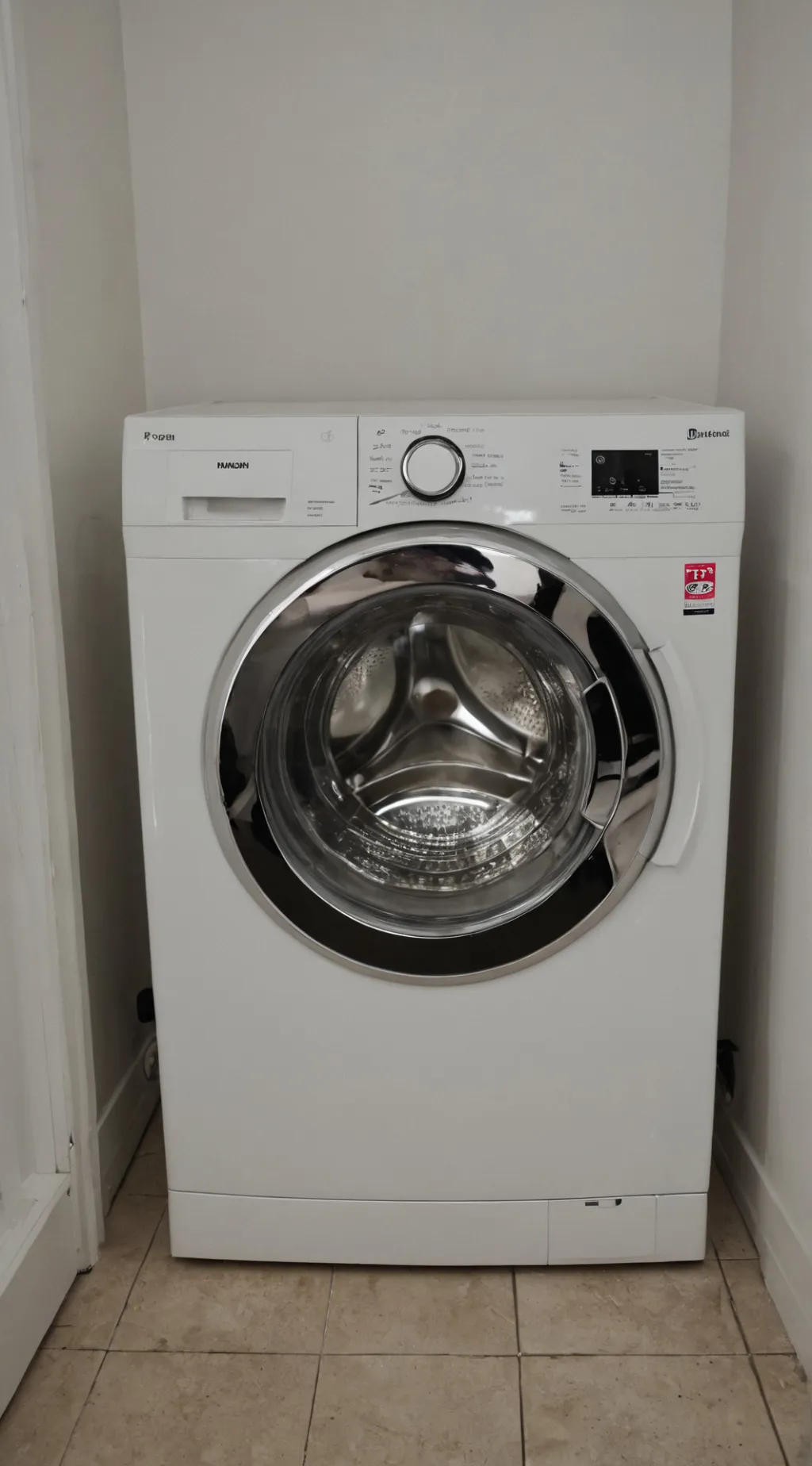 ai character: washing machine background