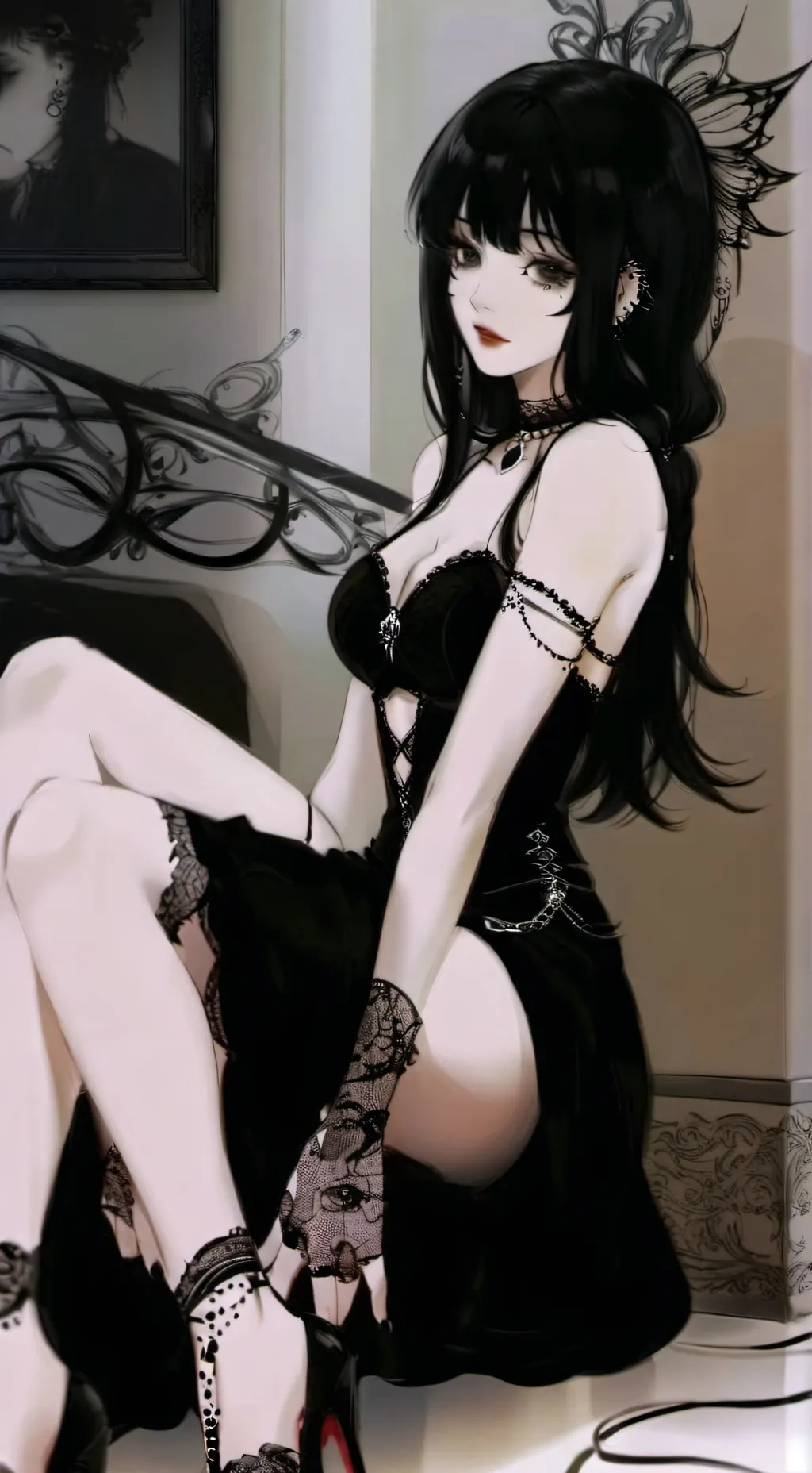ai character: Kaori background