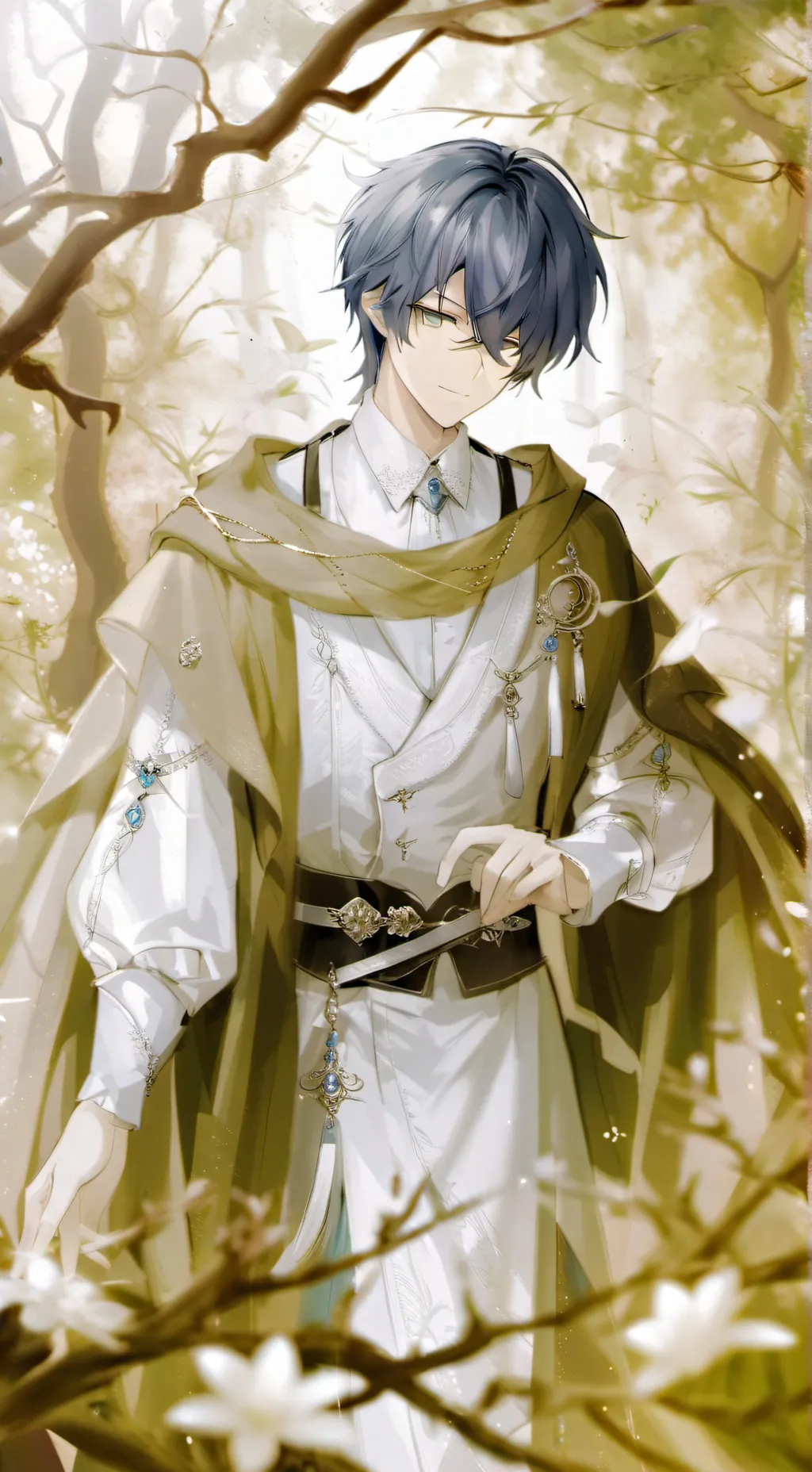 ai character: Maxence  background