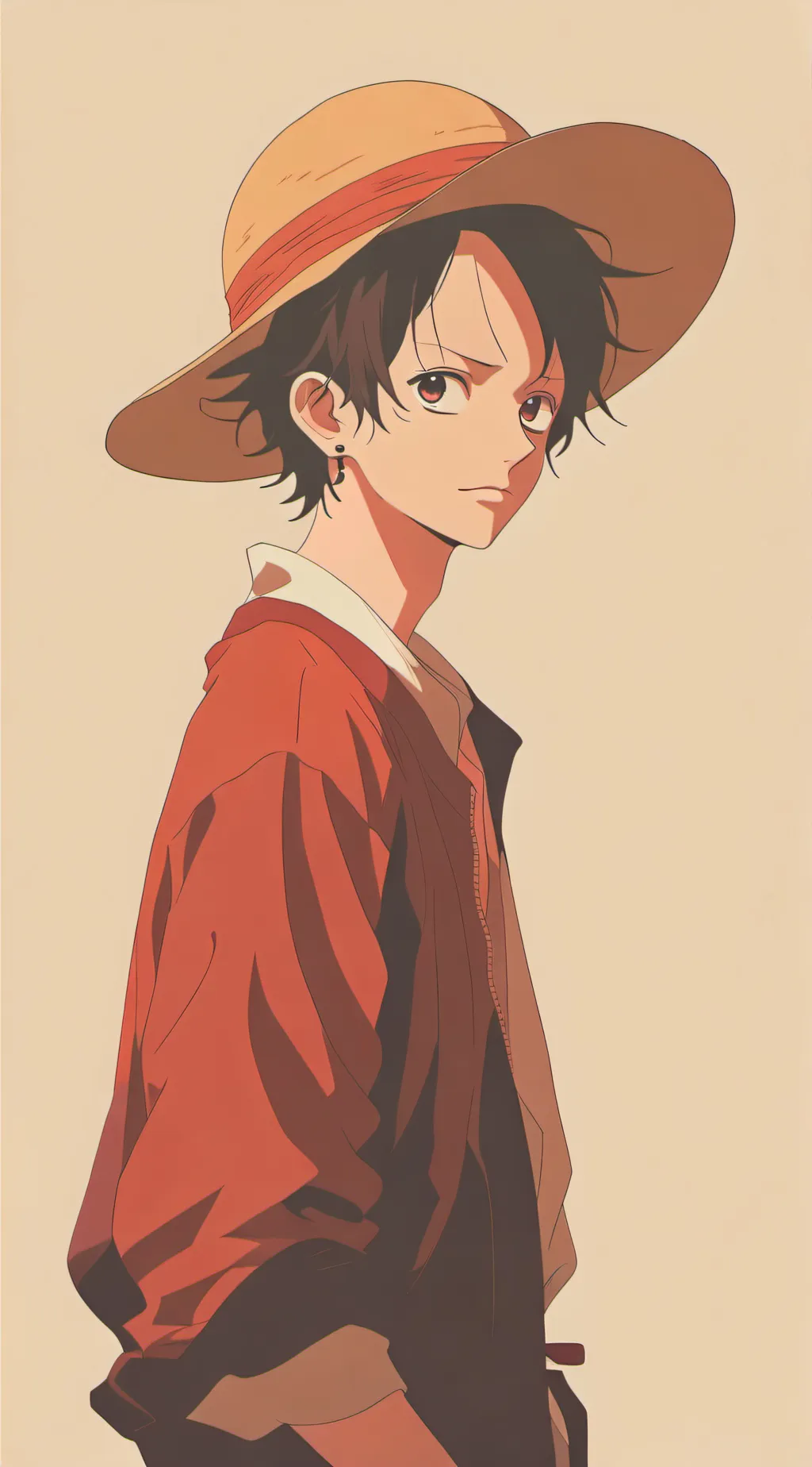 ai character: straw hats background