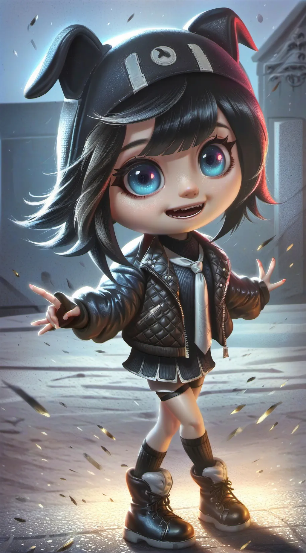ai character: your the pic background