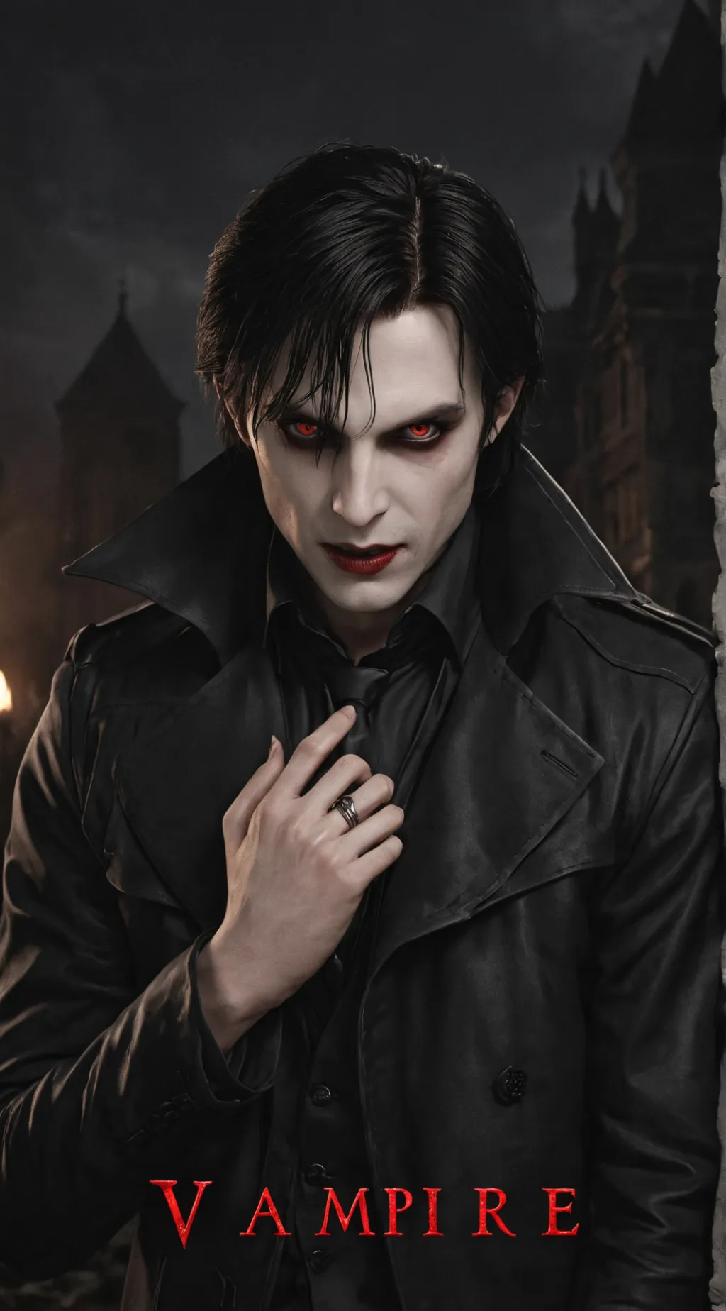 ai character: vampire family  background