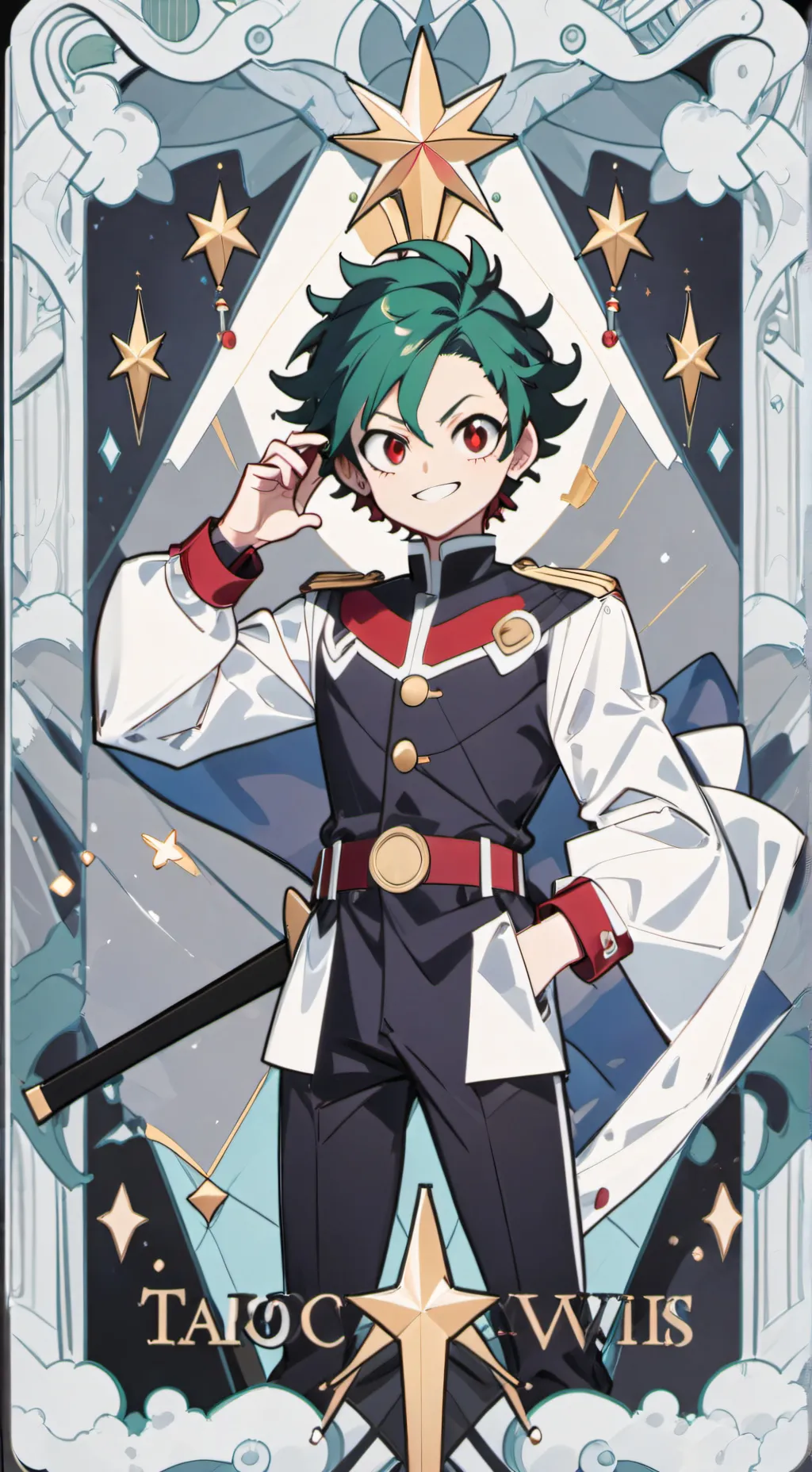 ai character: Jojnt training mha background