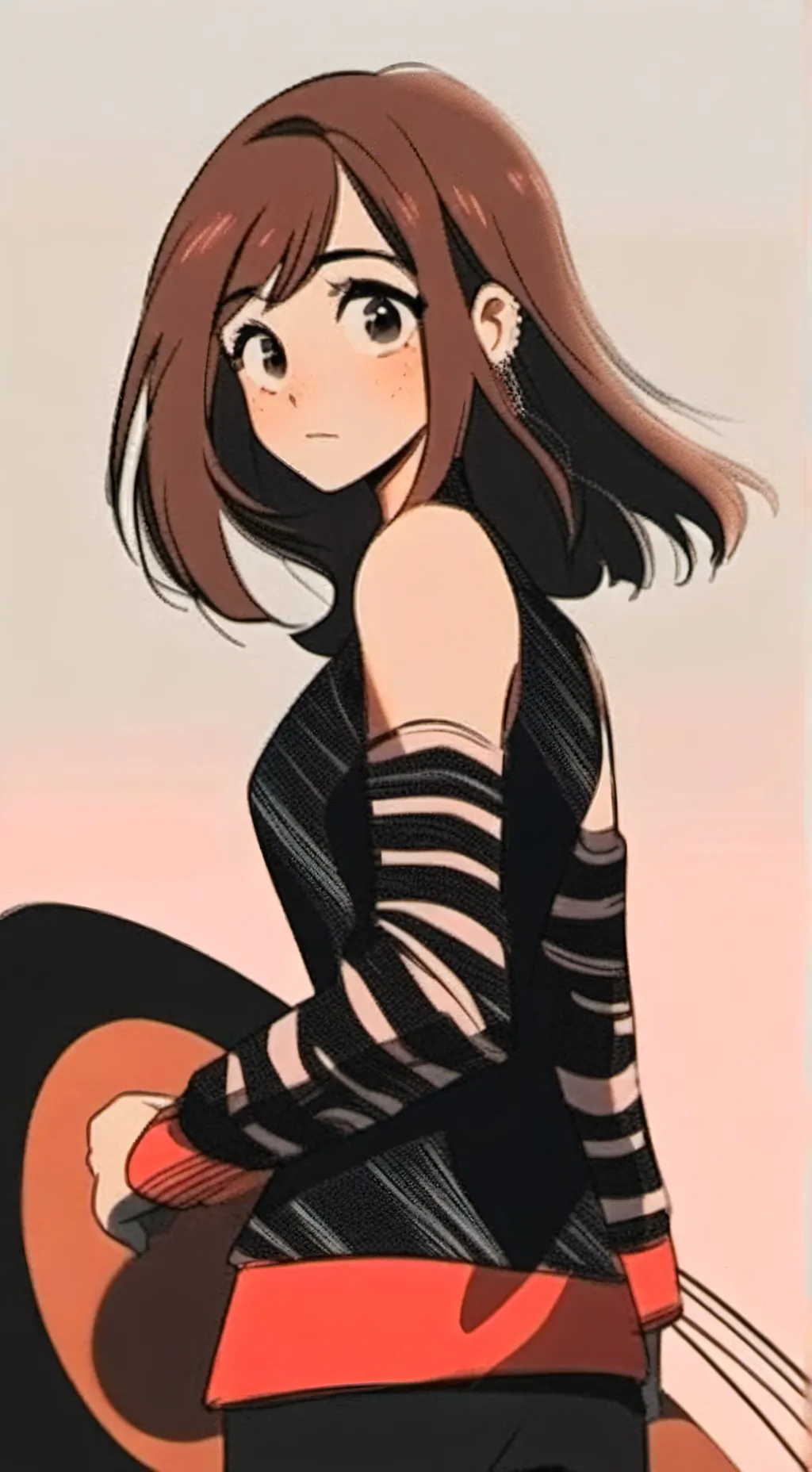 ai character: uraraka  background