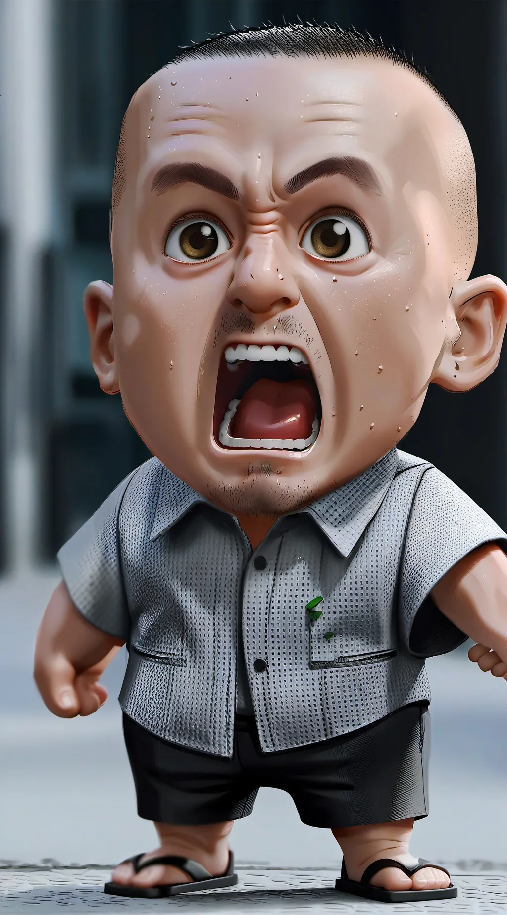 ai character: Lil man background