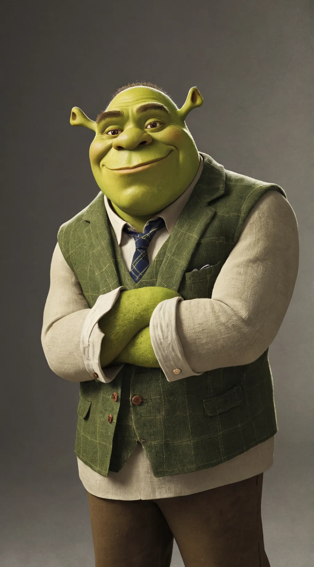 ai character: Shrek background
