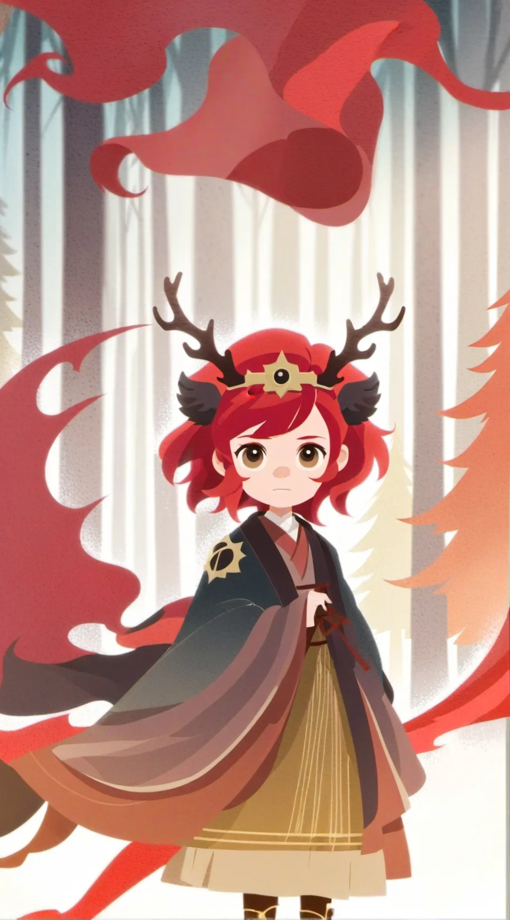 ai character: ~alastor's sister~ background