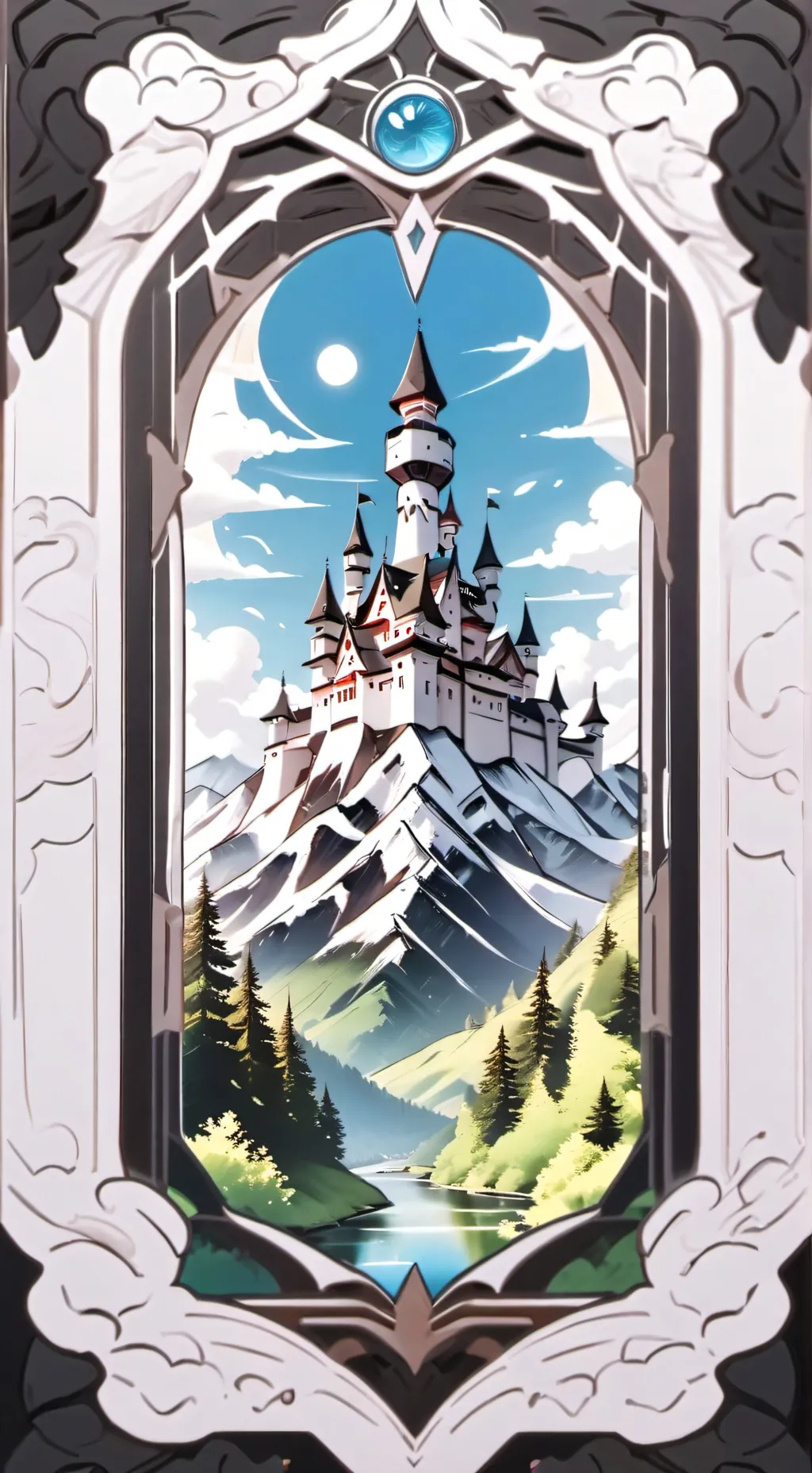 ai character: RadioApple  background