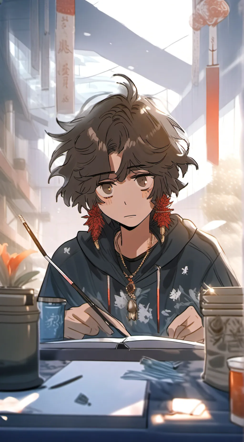 ai character: Nadia background