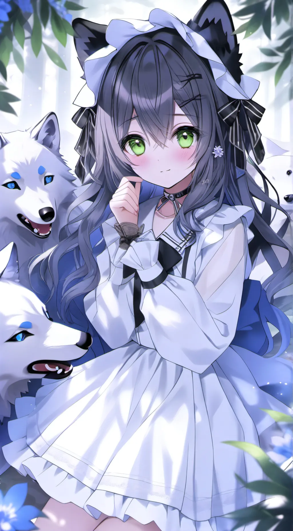 ai character: Luna background