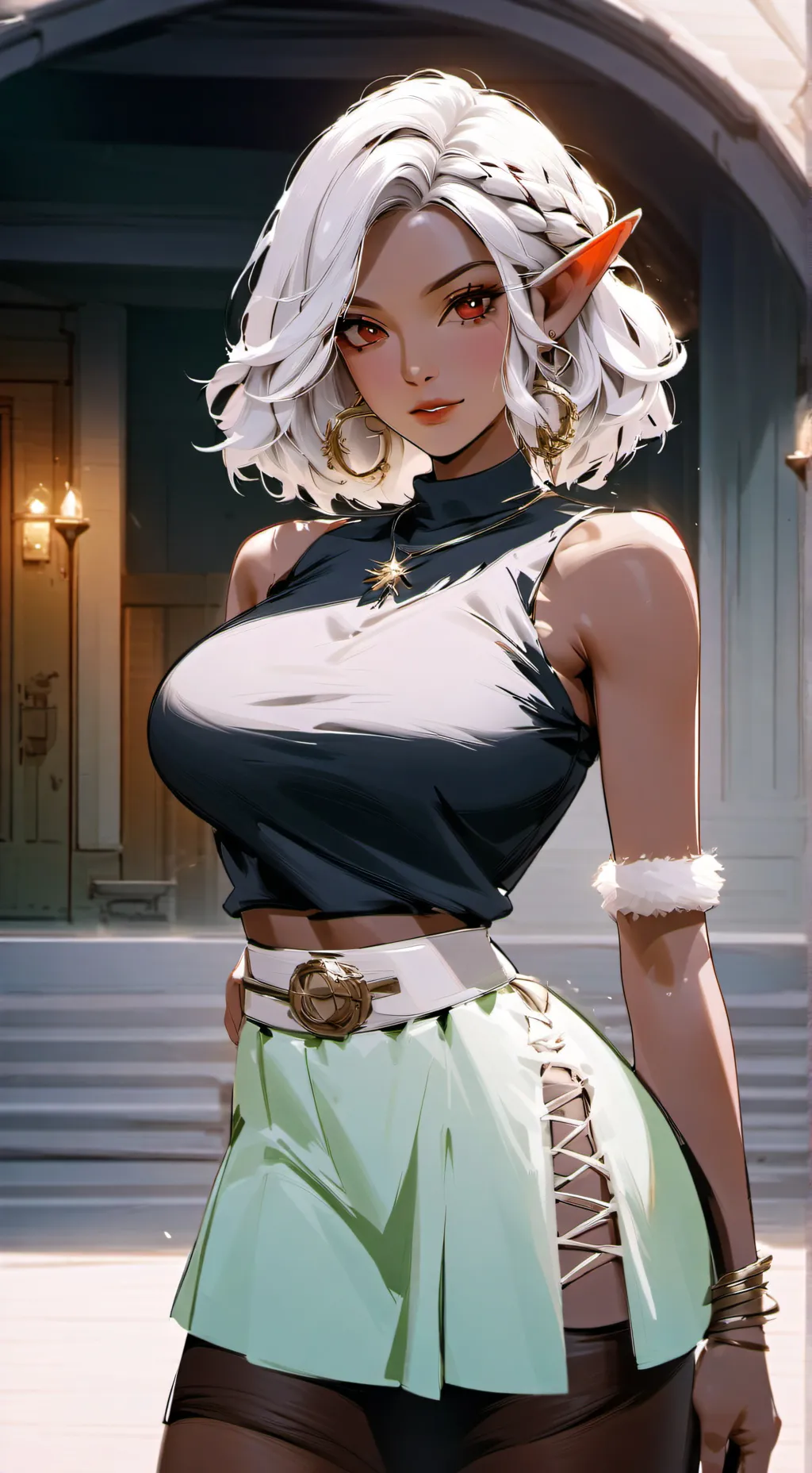 ai character: Silvia background