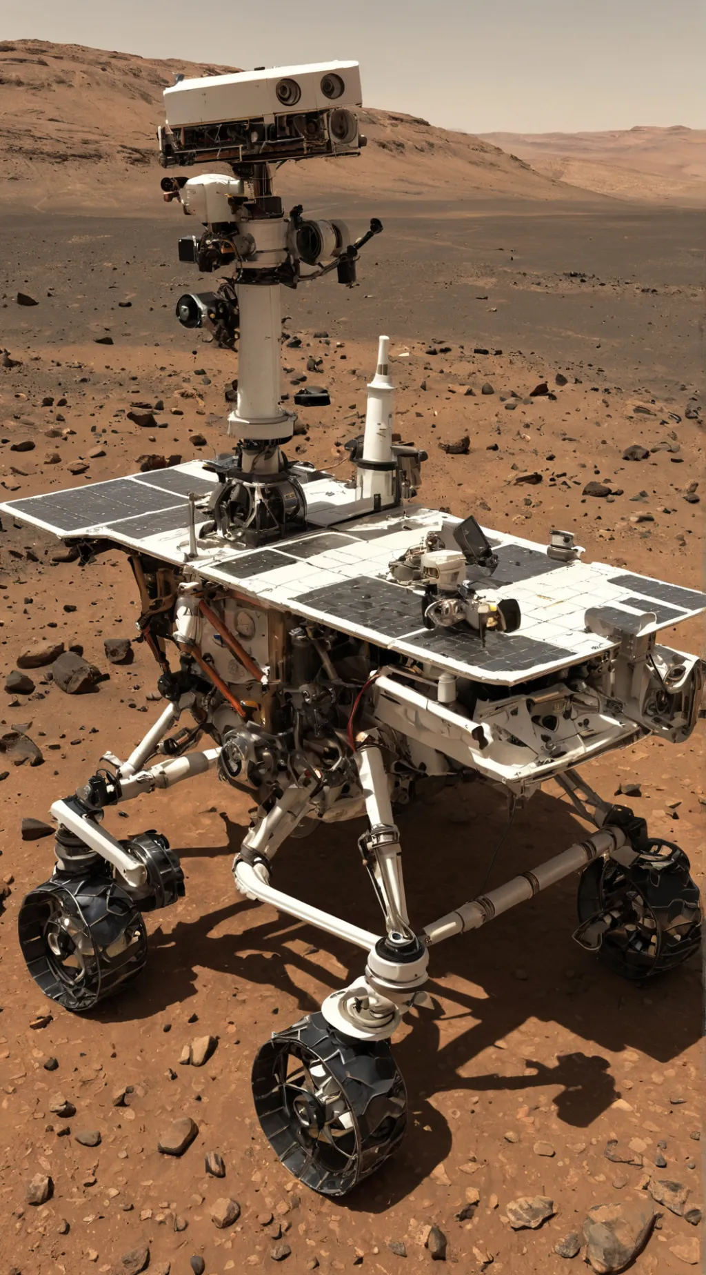 ai character: MARS ROVER background