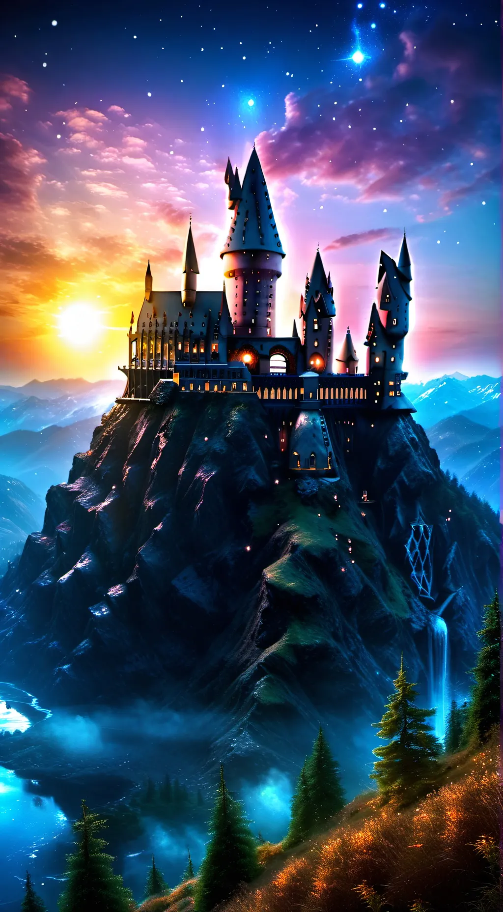 ai character: hogwarts  background