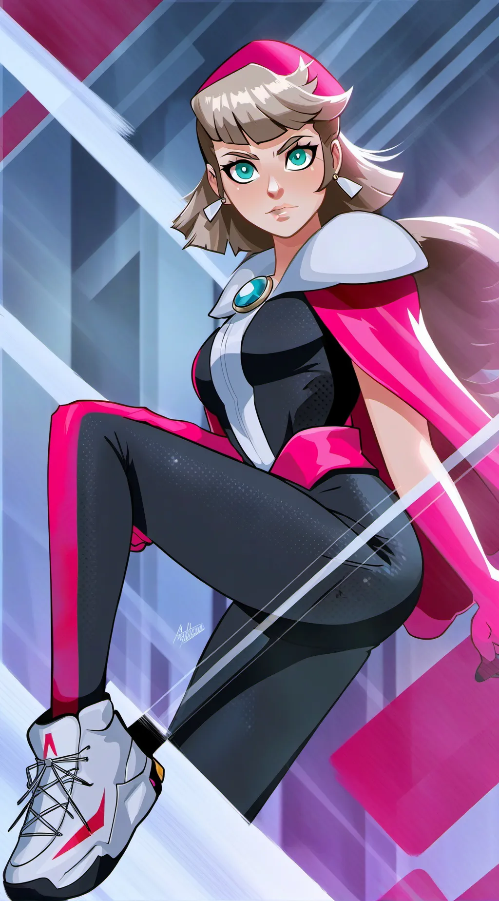 ai character: Ariana background