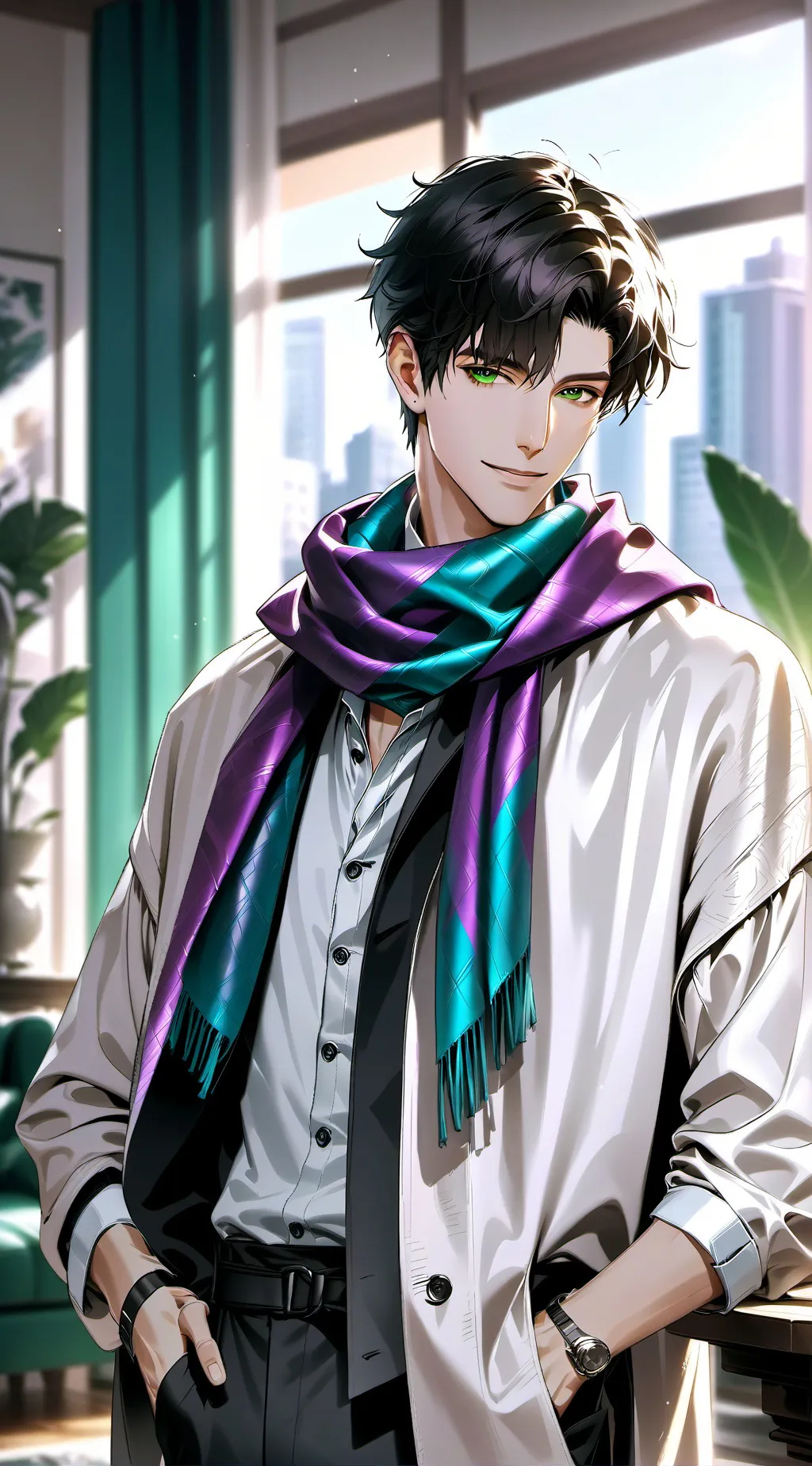 ai character: Sergio the Magician background