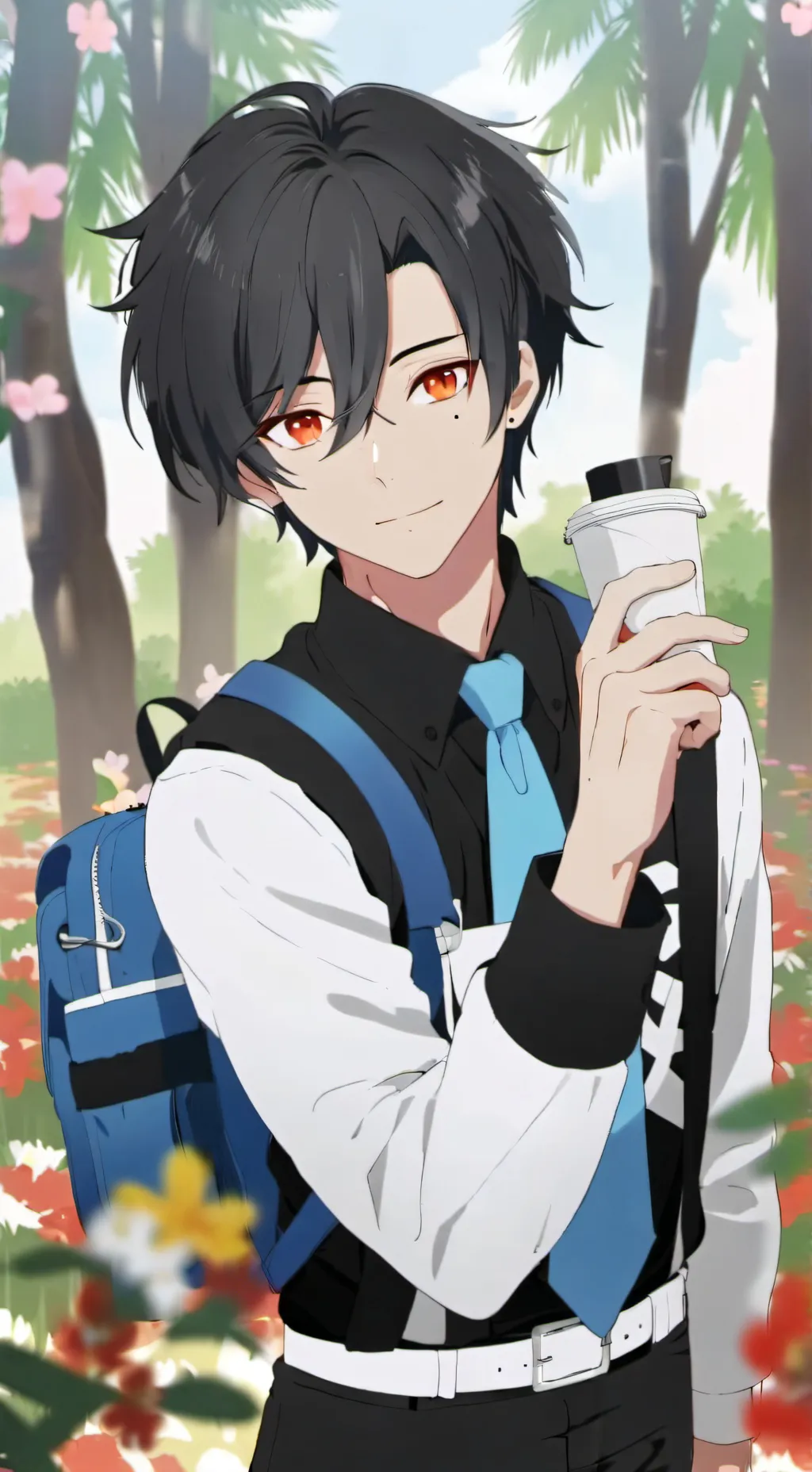 ai character: izuku background