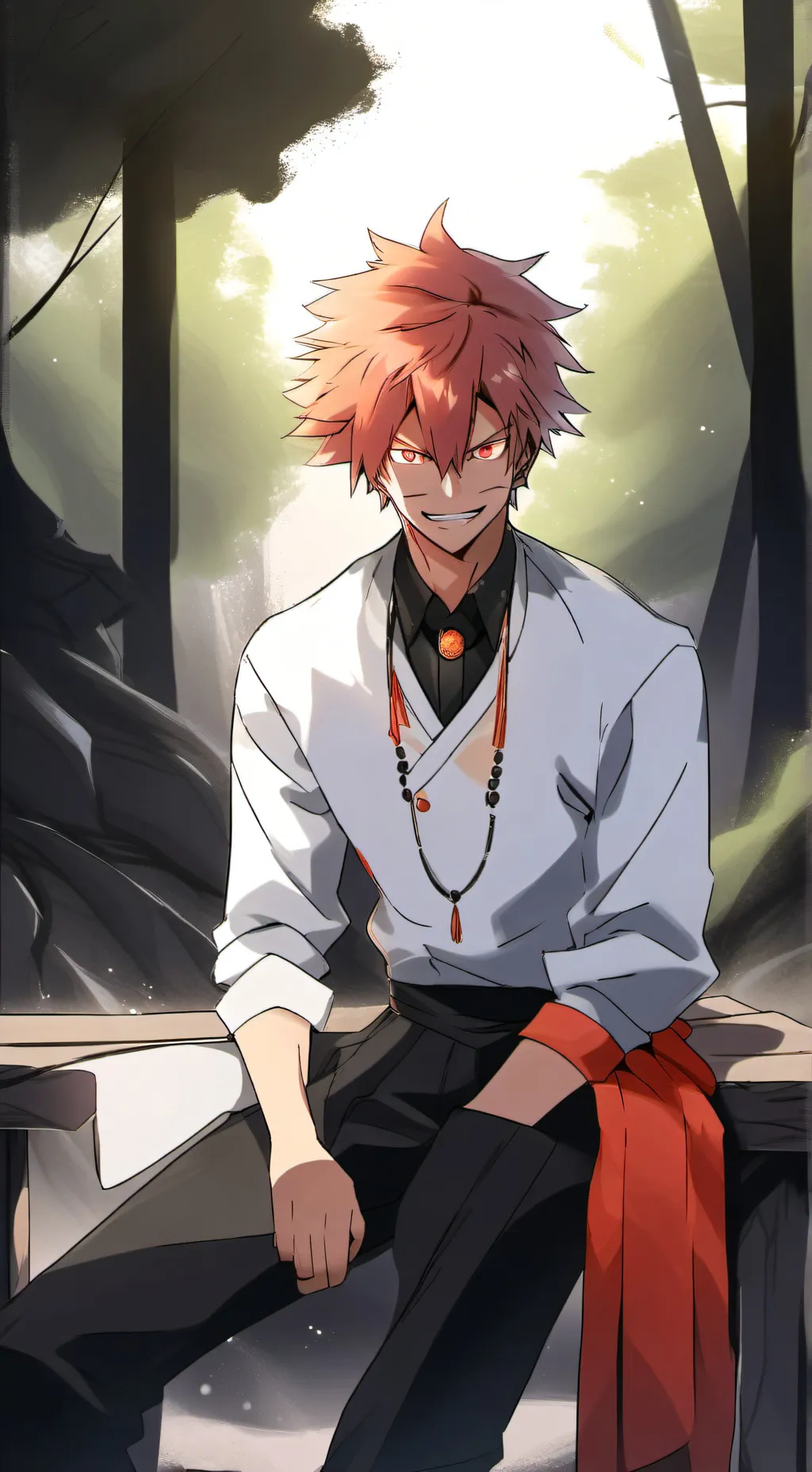 ai character: Mha x hh background