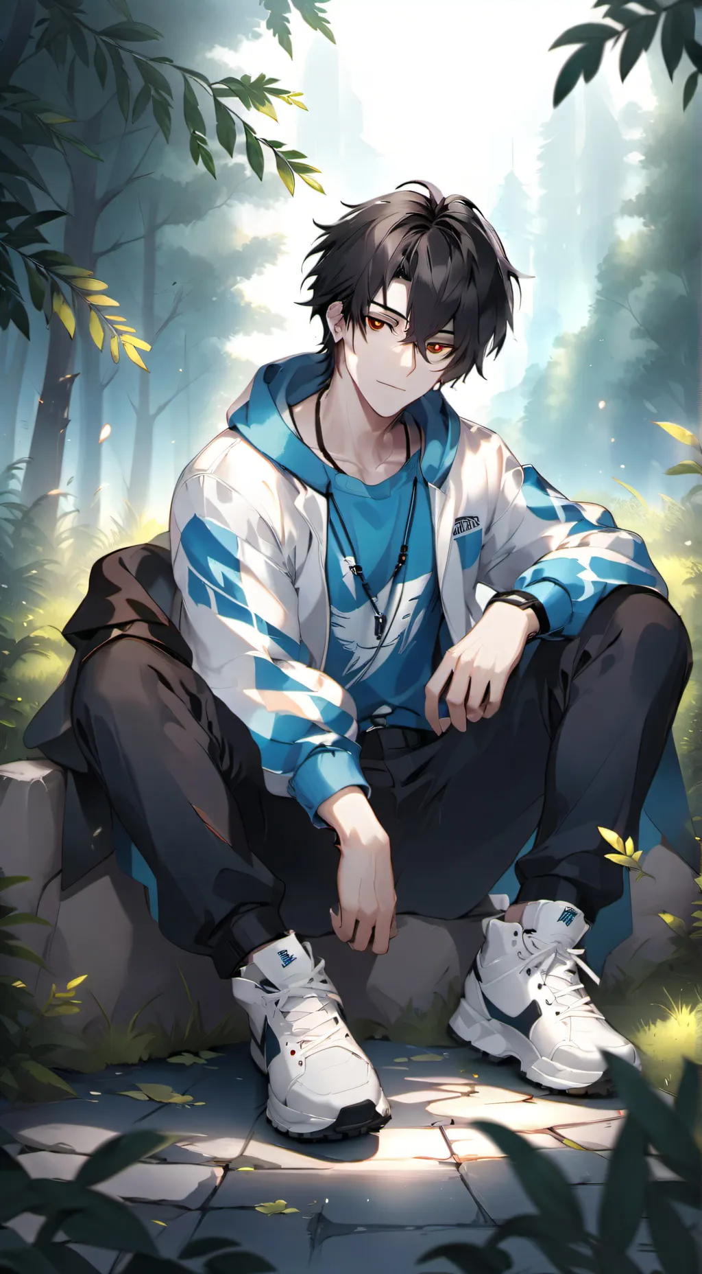 ai character: Leo background