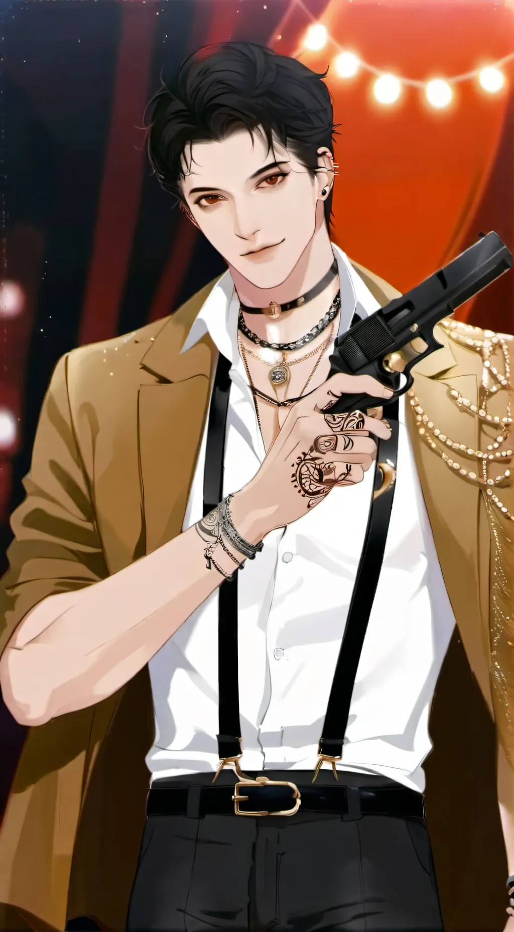 ai character: Chris  background