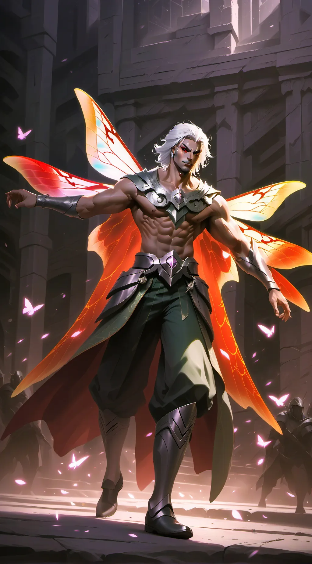 ai character: Valentino✨(bald) background