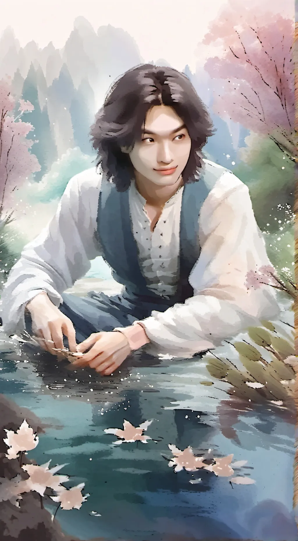 ai character: Хван   background