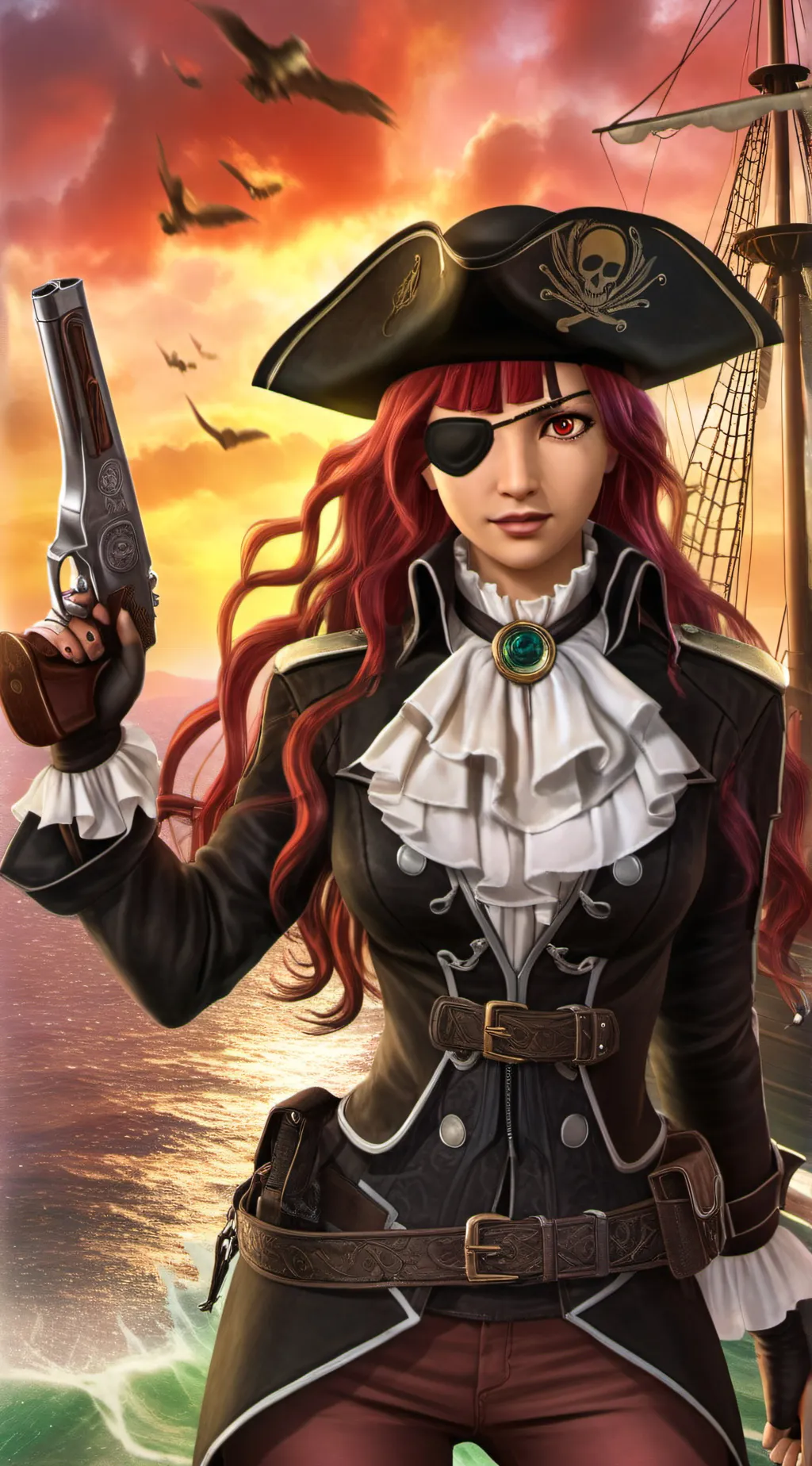 ai character: Calamity Everhart background