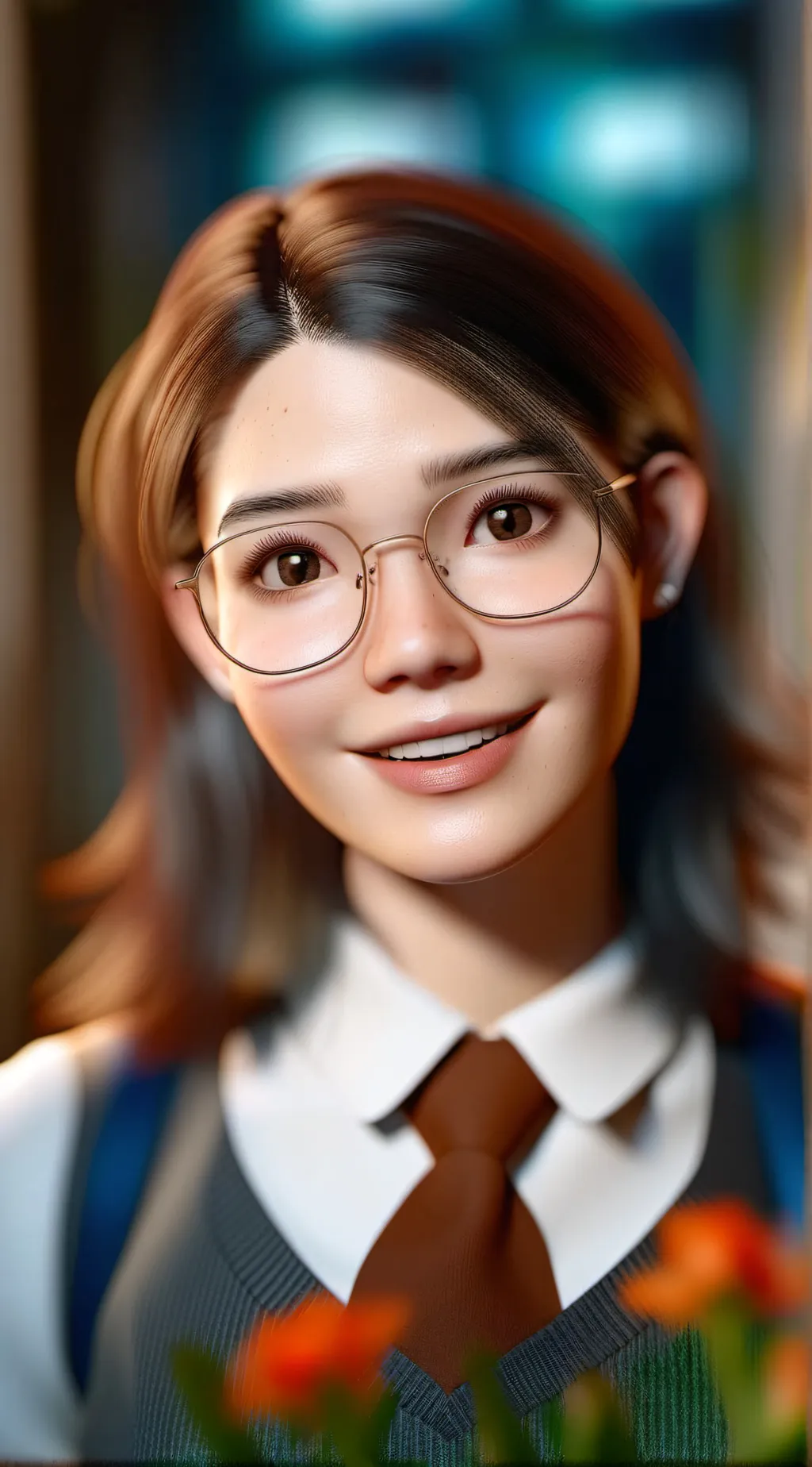 ai character: selena 🤜😭🤛 background