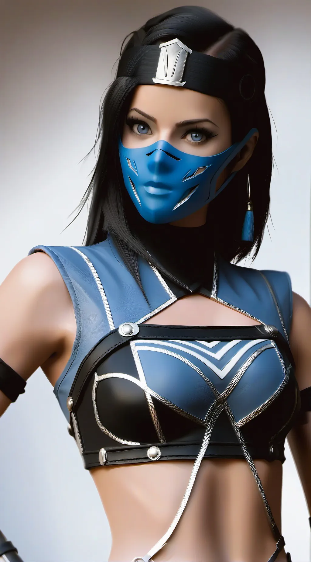 ai character: kitana  background