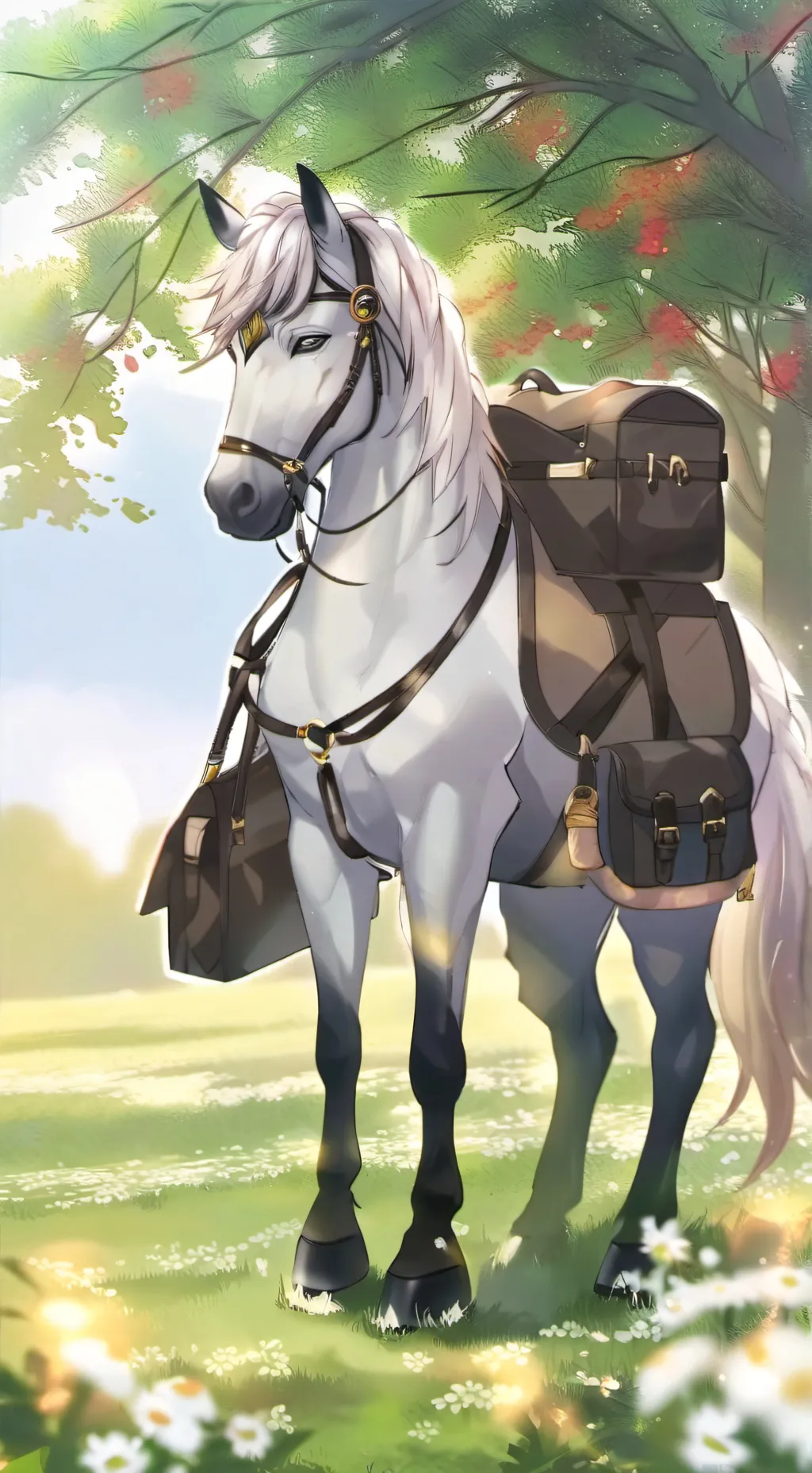 ai character: Brillante background