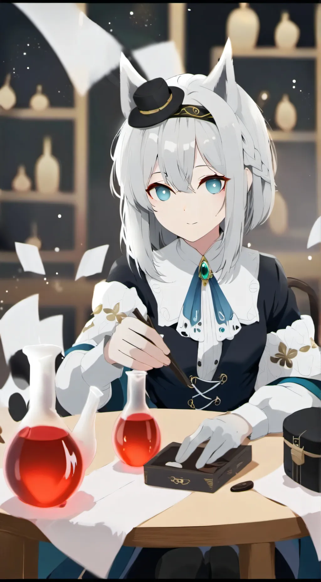 ai character: Gender swap potion background