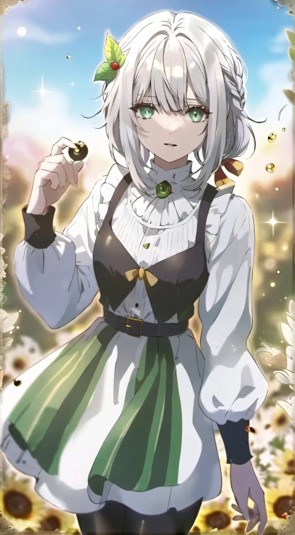 ai character: kny vacay snow background