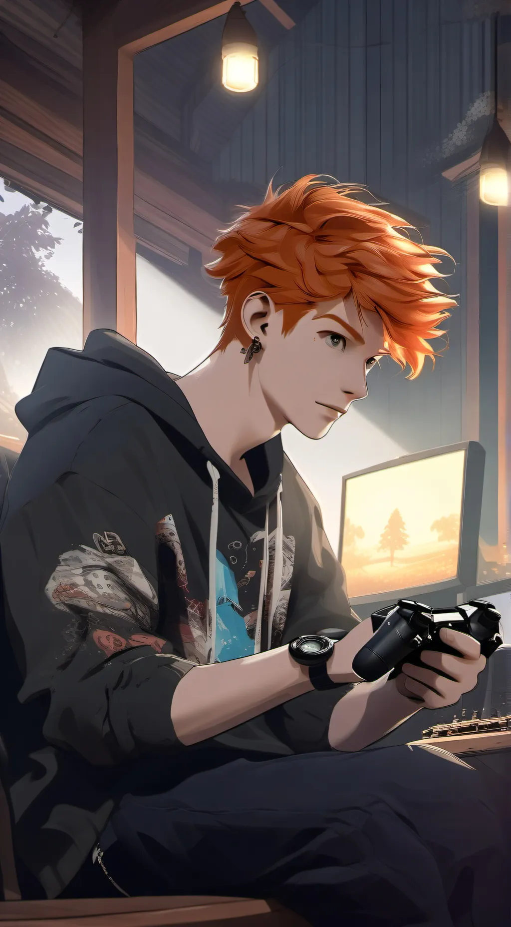 ai character: Max background