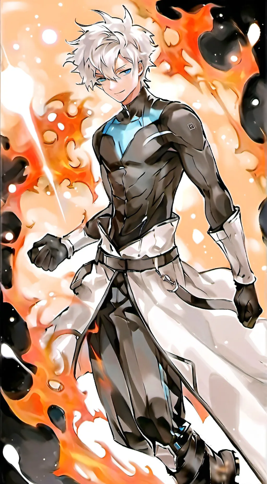 ai character: Hero background