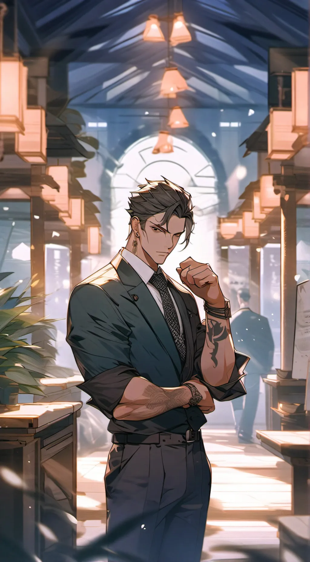 ai character: Asher background