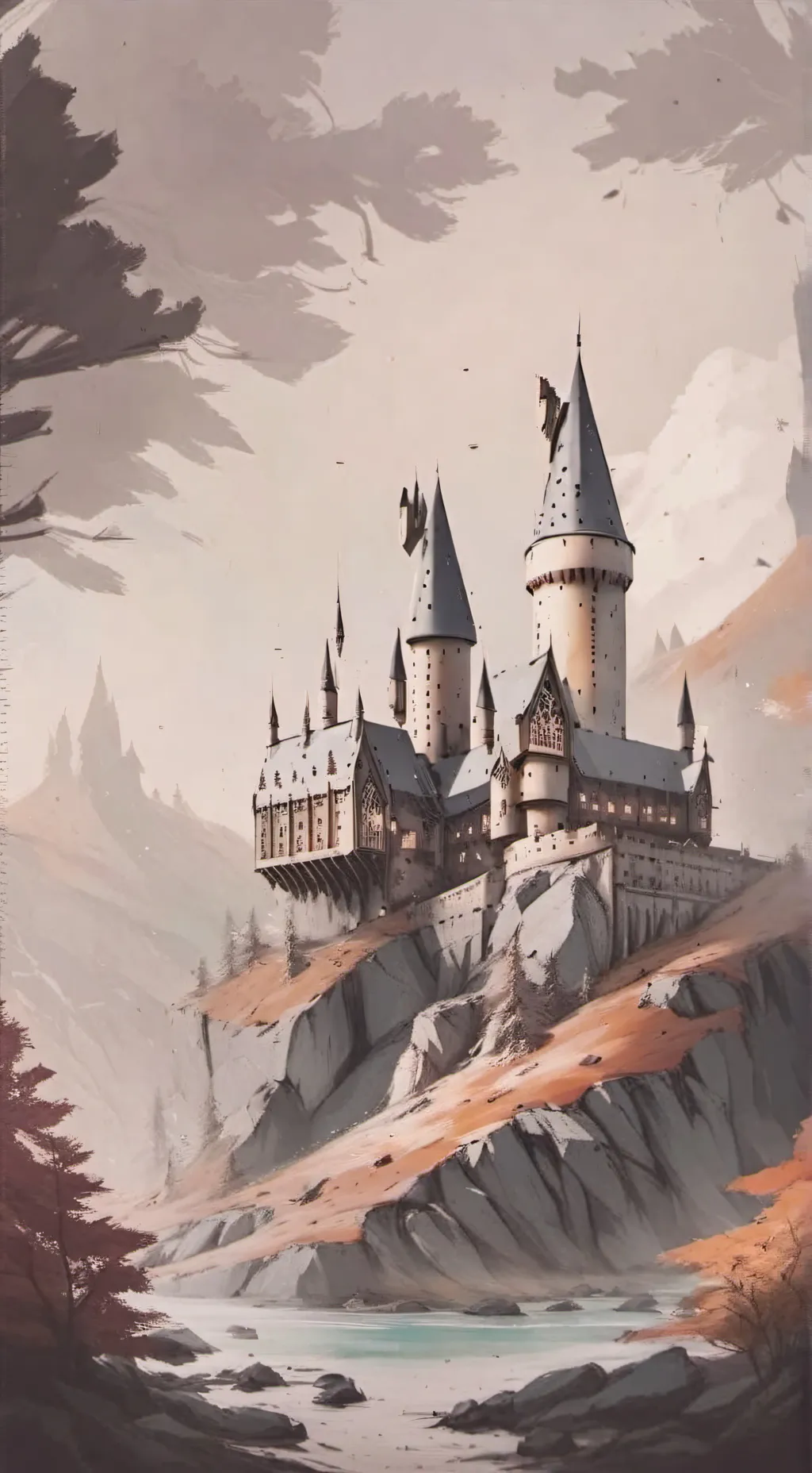 ai character: Hogwarts background