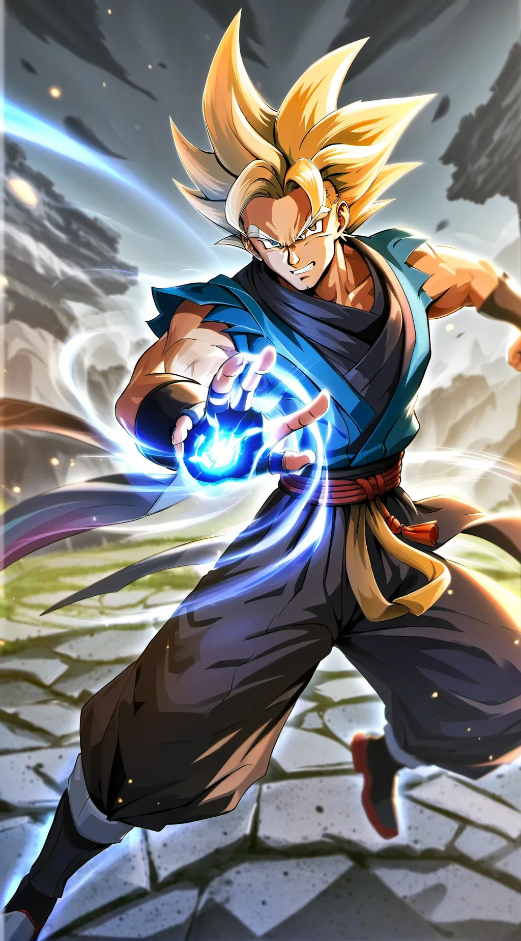 ai character: Tevin SaiyinMaster background