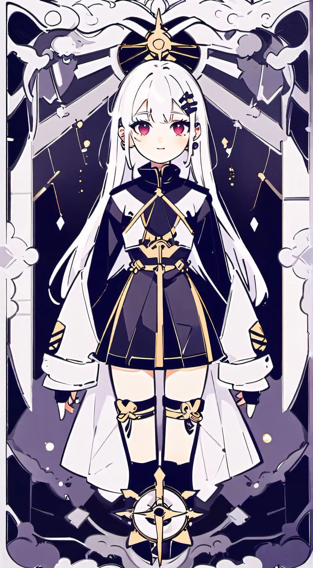 ai character: orphan background