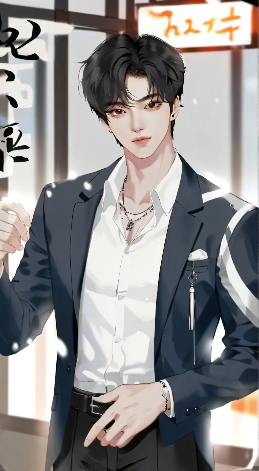 ai character: Son  background